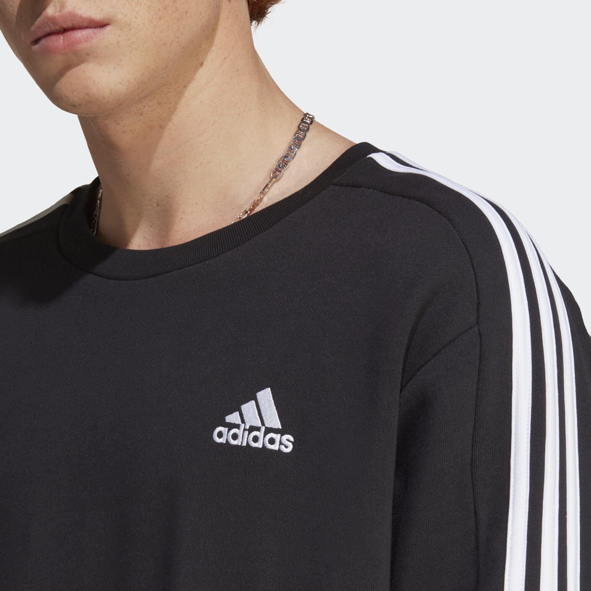 Essentials French Terry 3-Stripes Sweatshirt 5/7