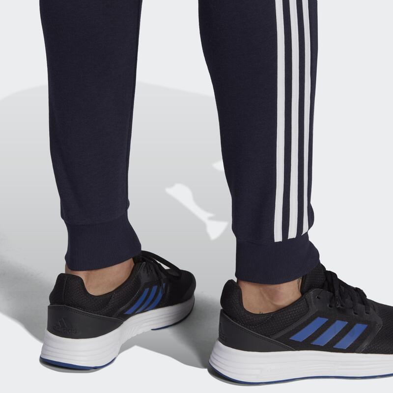 Essentials Fleece Fitted 3-Stripes Pants