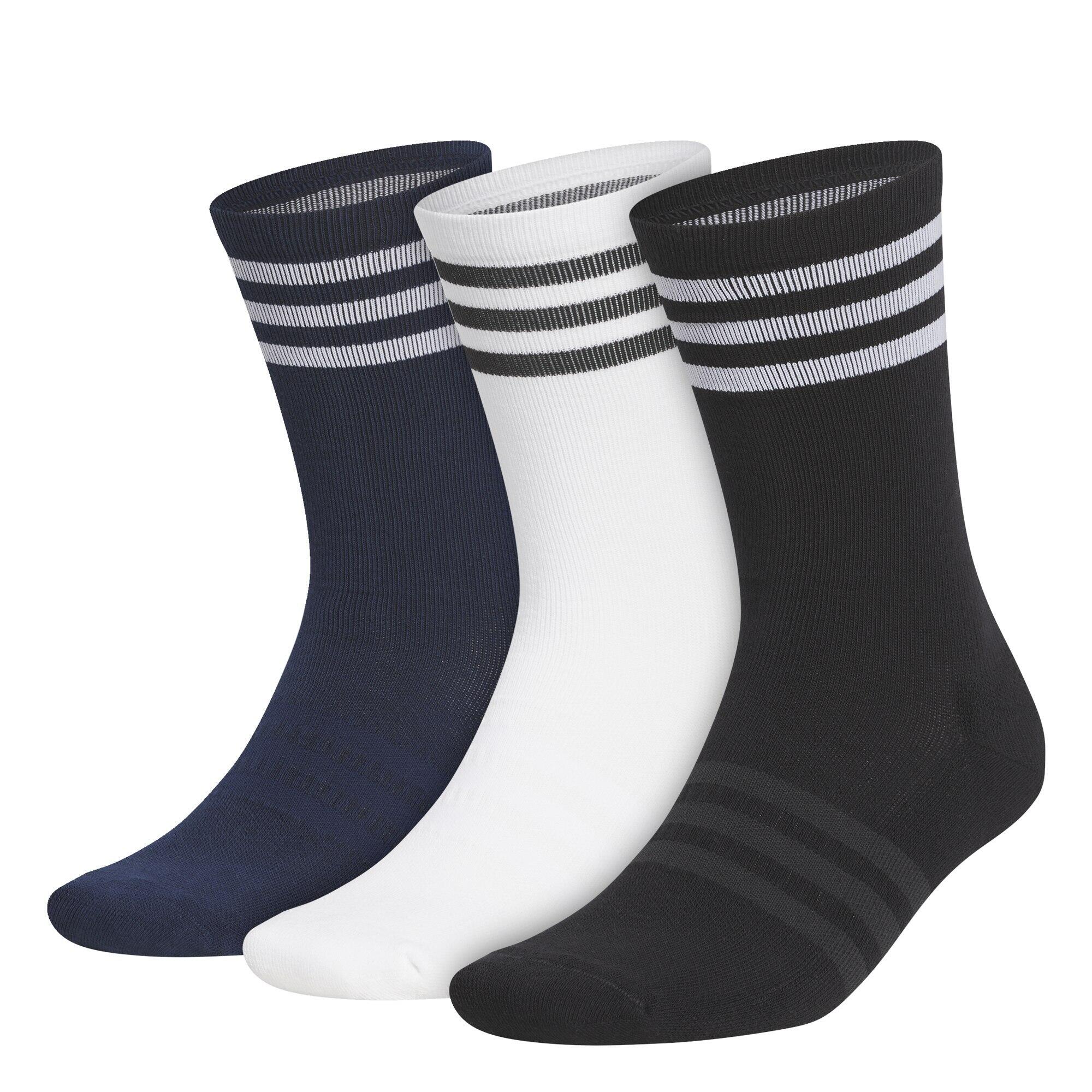 ADIDAS Crew Golf Socks 3 Pairs