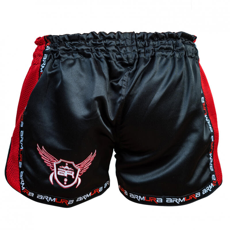 Short kickboxing ARMURA  Muay 2.0 Negru/Rosu