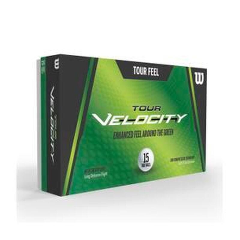 WILSON Balles De Golf  Tour Feel Velocity Blanc