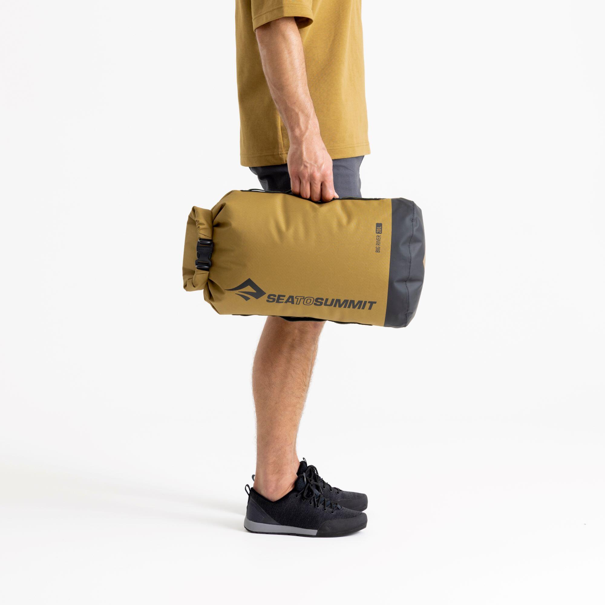 wasserdichter Packsack Big River Dry Bag dull gold 3/7
