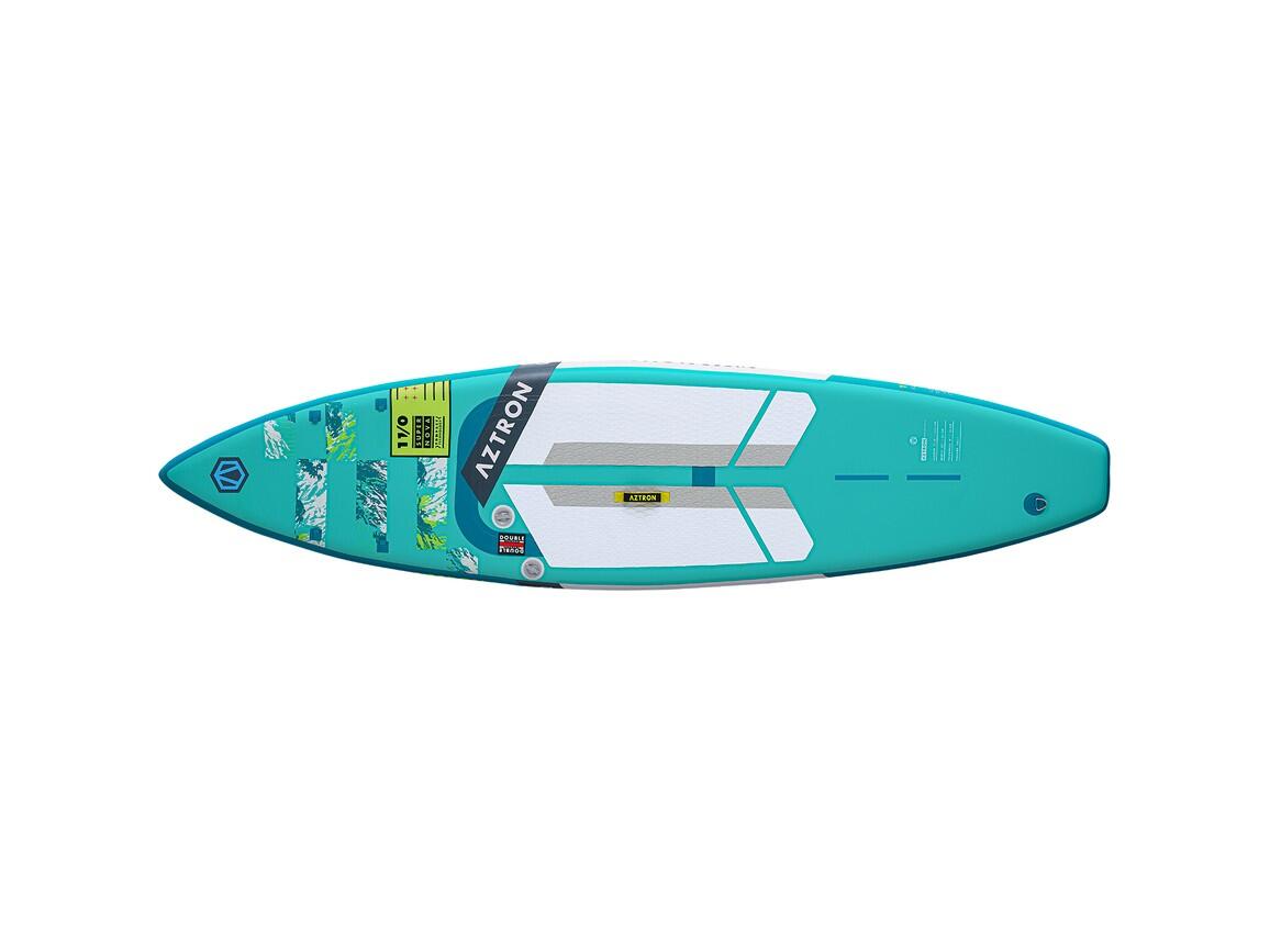 Dwukomorowa kompaktowa deska pompowana SUP Aztron Super Nova 11'0" (335cm) 2/7