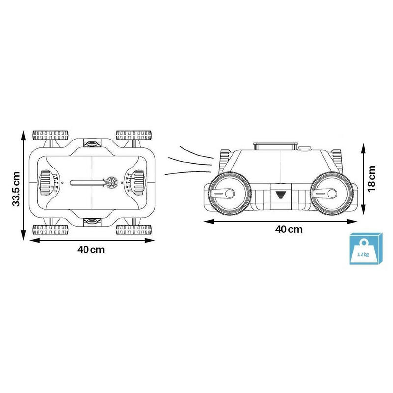 Aspirador de piscinas elétrico Bestway MIA