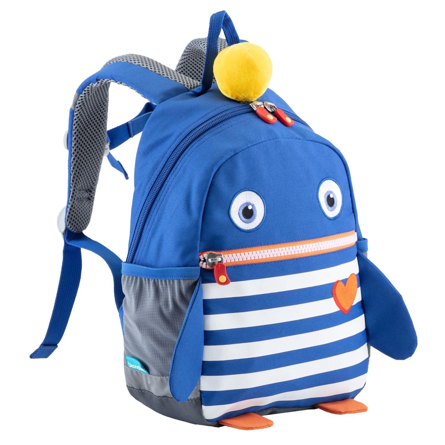 SKANDIKA Kinderrucksack Sorgenfresser Ping - Kindergartenrucksack - 8 Liter - Gepolstert