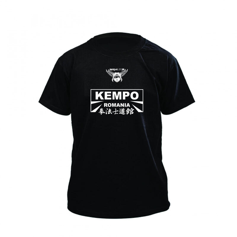 Tricou bumbac ARMURA  Kempo Senior Negru