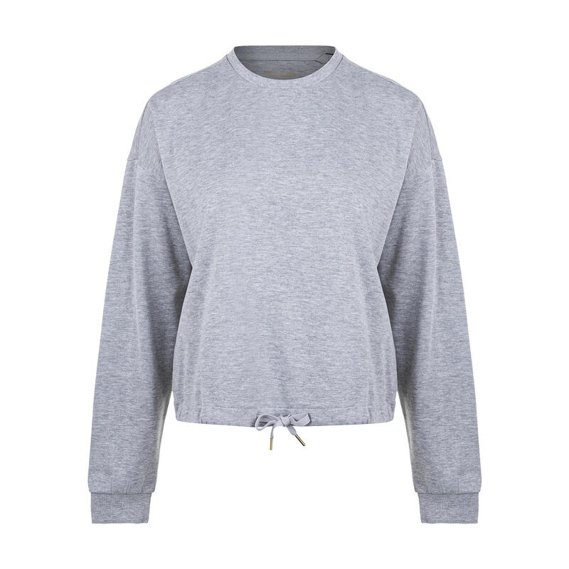 Sweatshirt Aininie Fitness/Gym Light Grey Melange ENDURANCE