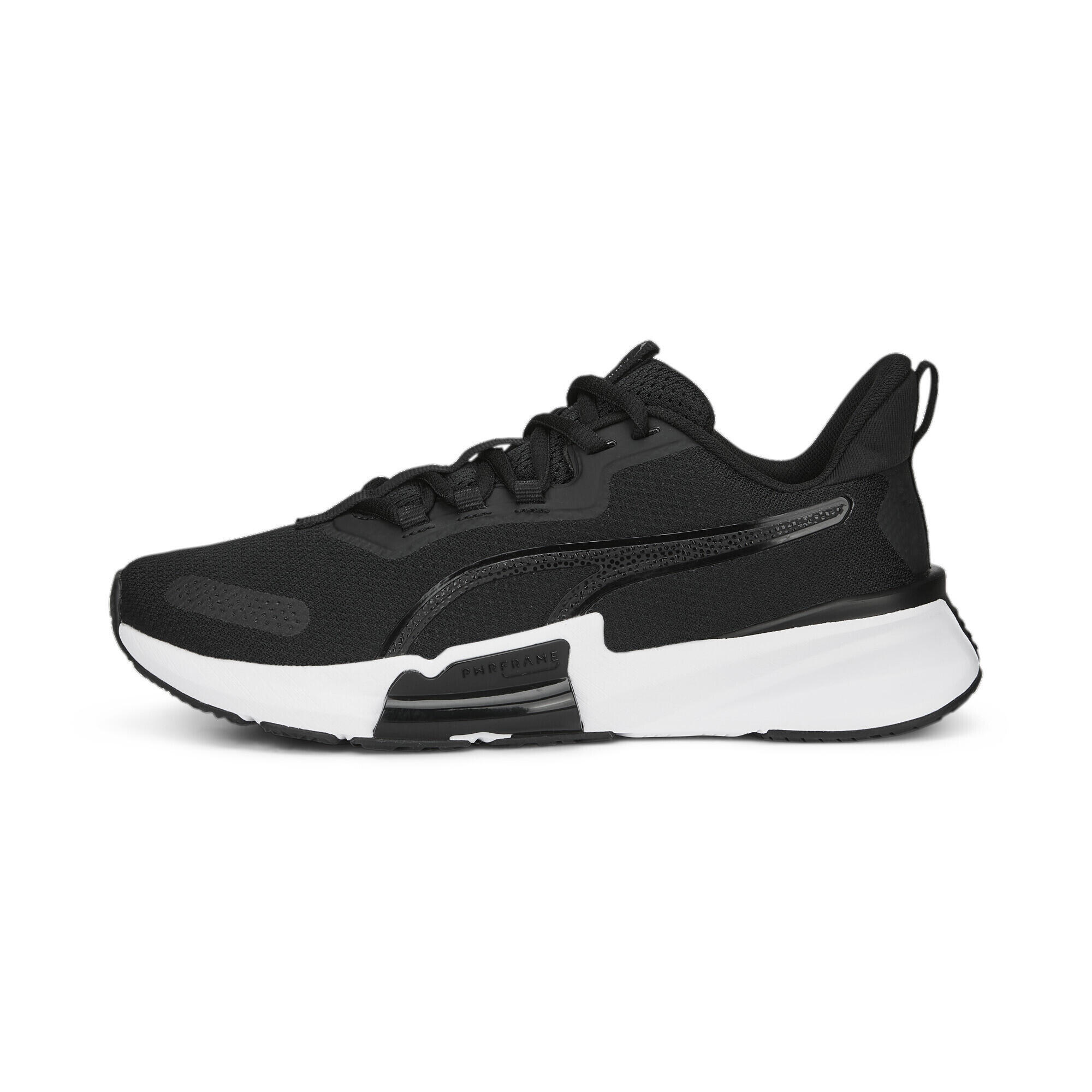 Scarpe da training PWRFrame TR 2 Elektro Summer da donna PUMA Black White 6/7