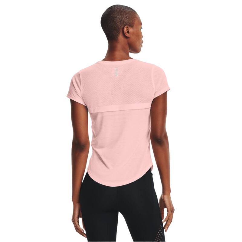 Női rövid ujjú póló, Under Armour Streaker Run Short Sleeve, rózsaszín