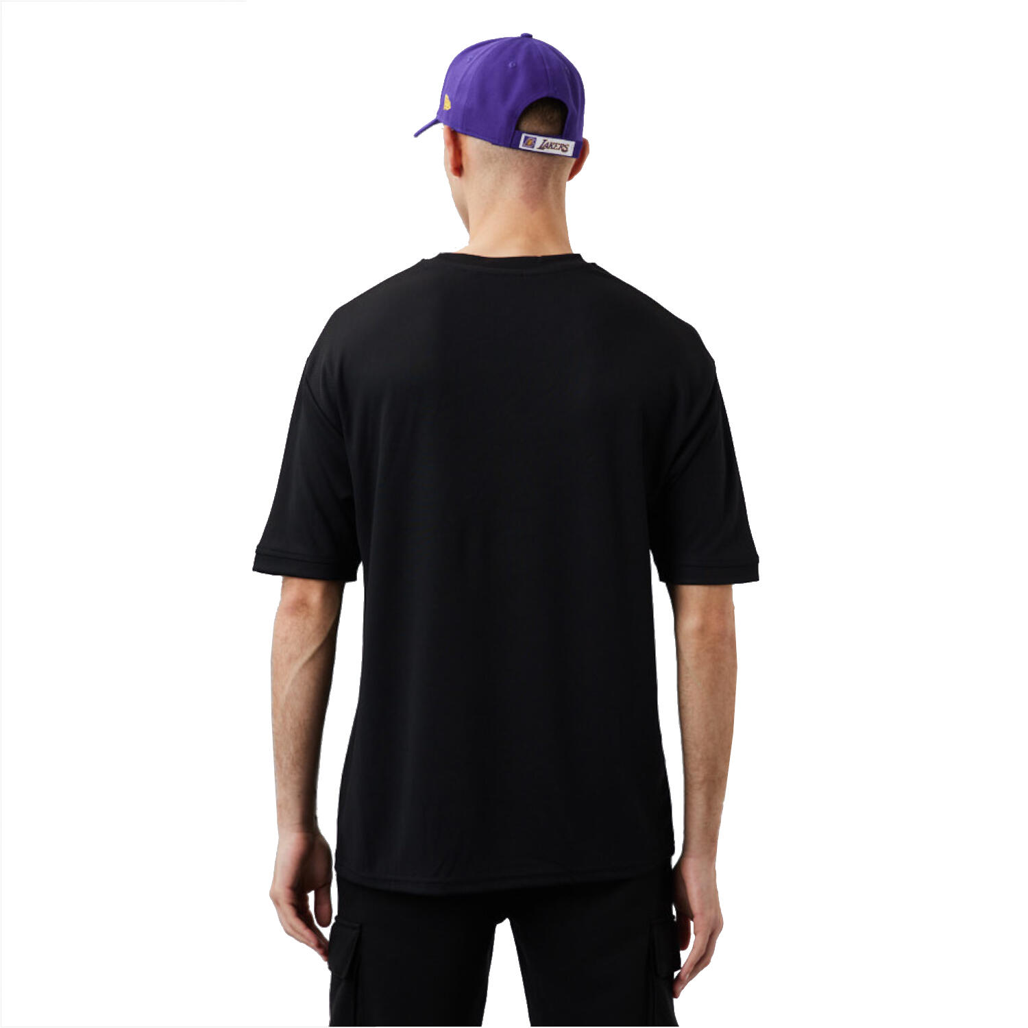 Camiseta para Homens NBA Los Angeles Lakers Script Mesh Tee 3/5