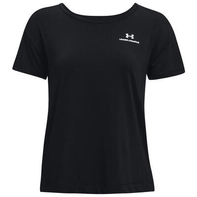 Camiseta Under Armour Rush Energy Core negra mujer