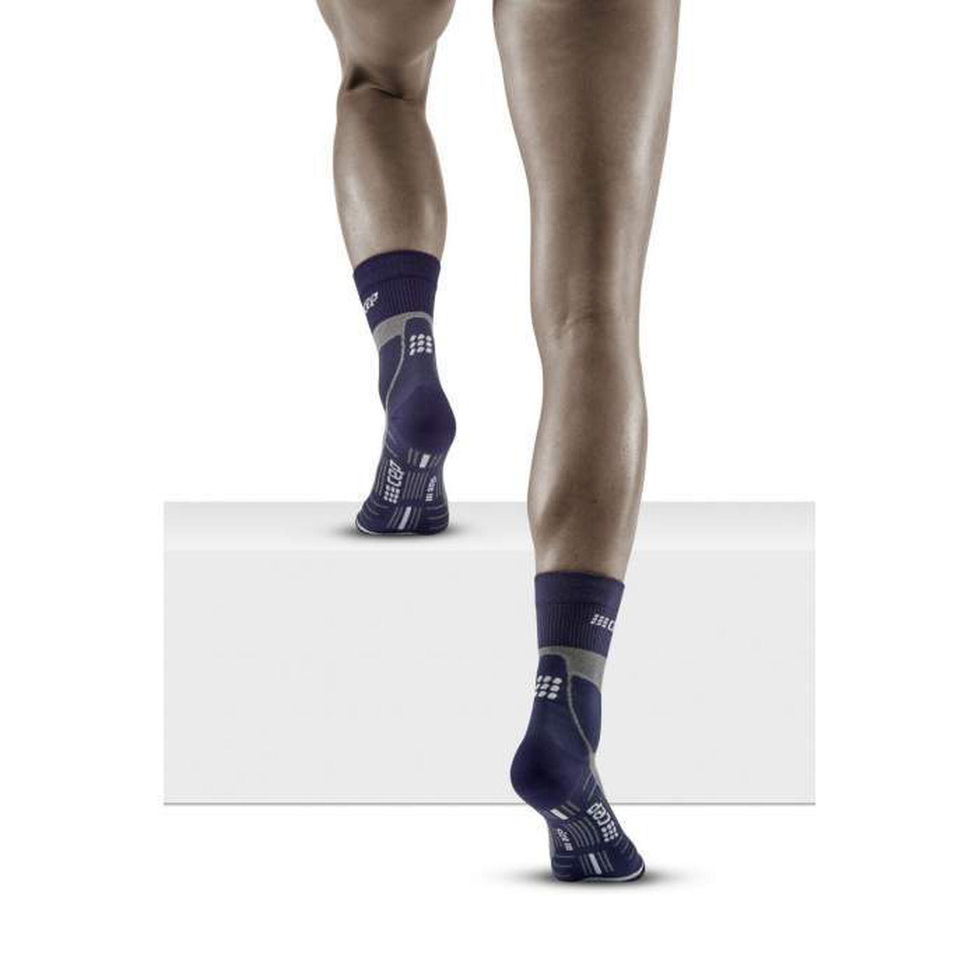 CEP Hiking Merino Mid-Cut Compressie - Navyblauw - Dames 2/2