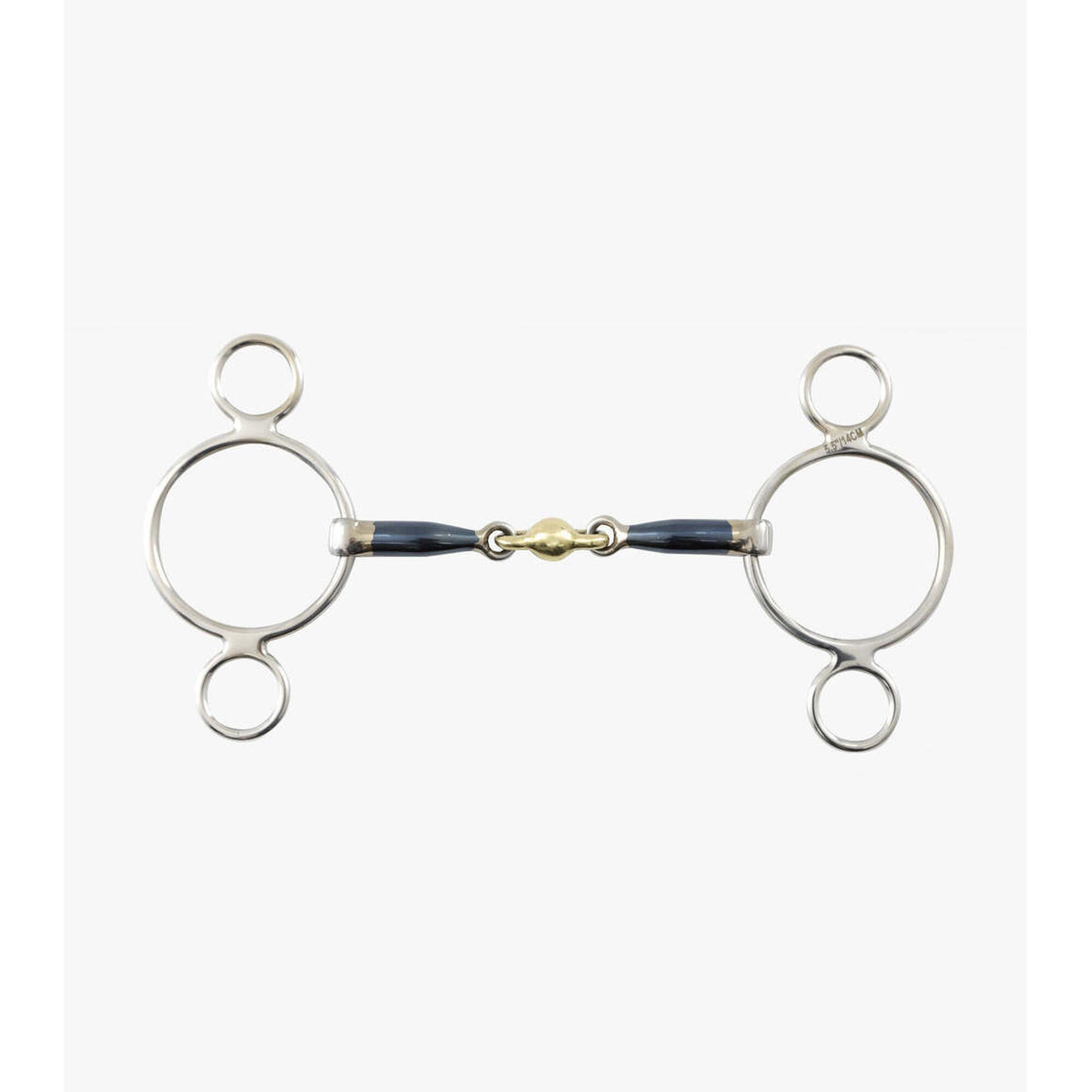 PREMIER EQUINE Kaak Pessoa double brisure pour cheval Premier Equine Sweet Iron