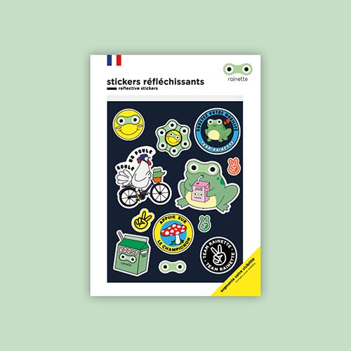 18 stickers rétro-réfléchissants - Étoiles - Résistants et imperméables -  Accessoire running - Achat & prix