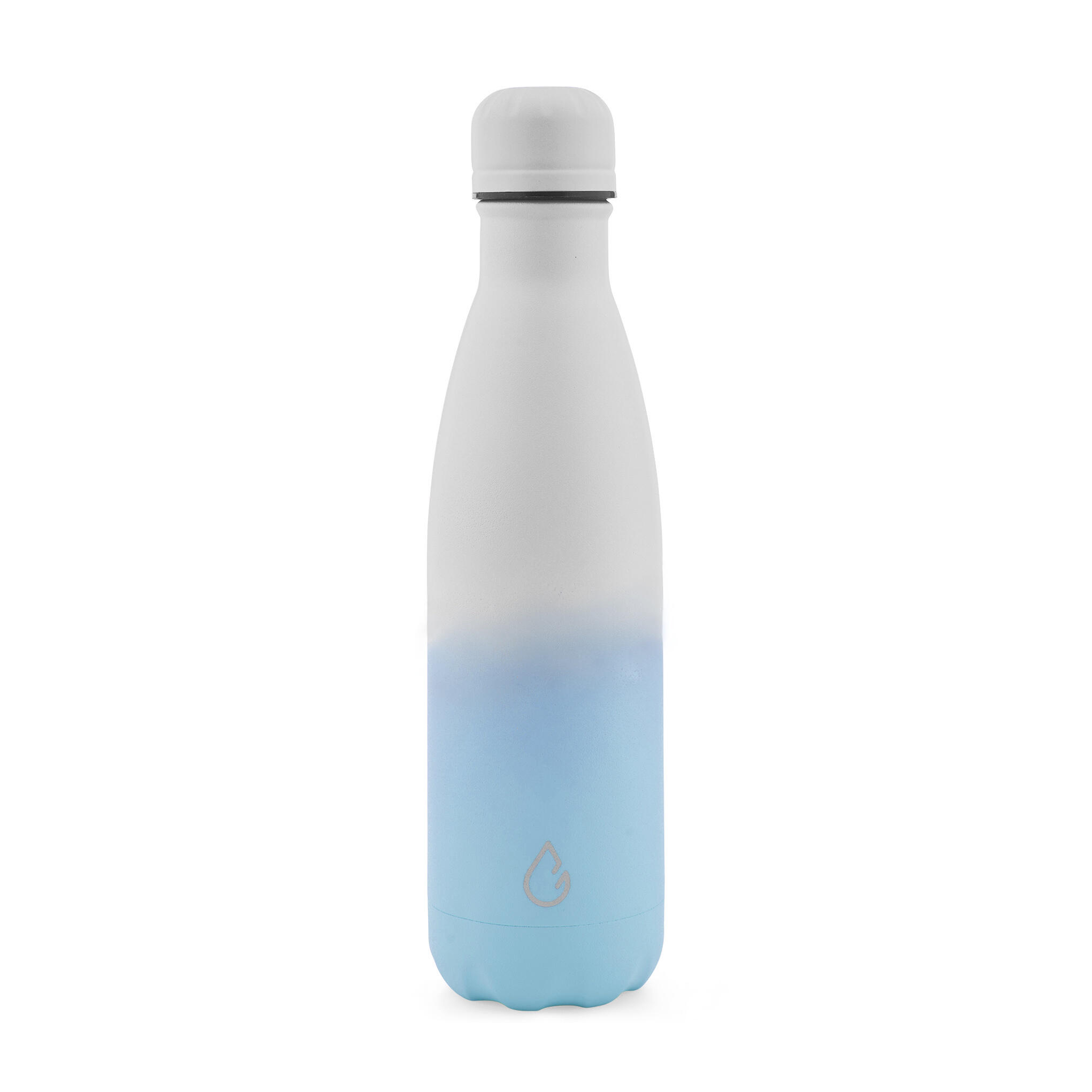WATTAMULA Design waterfles RVS mix wit/blauw 500 ml