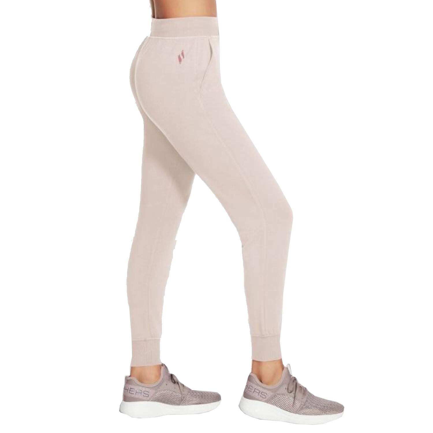 Női nadrág, Skechers Restful Jogger Pant, rózsaszín 2/3