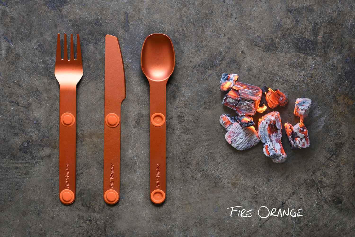 SET VAN 3 MAGWARE MAGNETISCHE BESTEKSETS - CAMPING BIVAK - HARD ALUMINIUM 4/6
