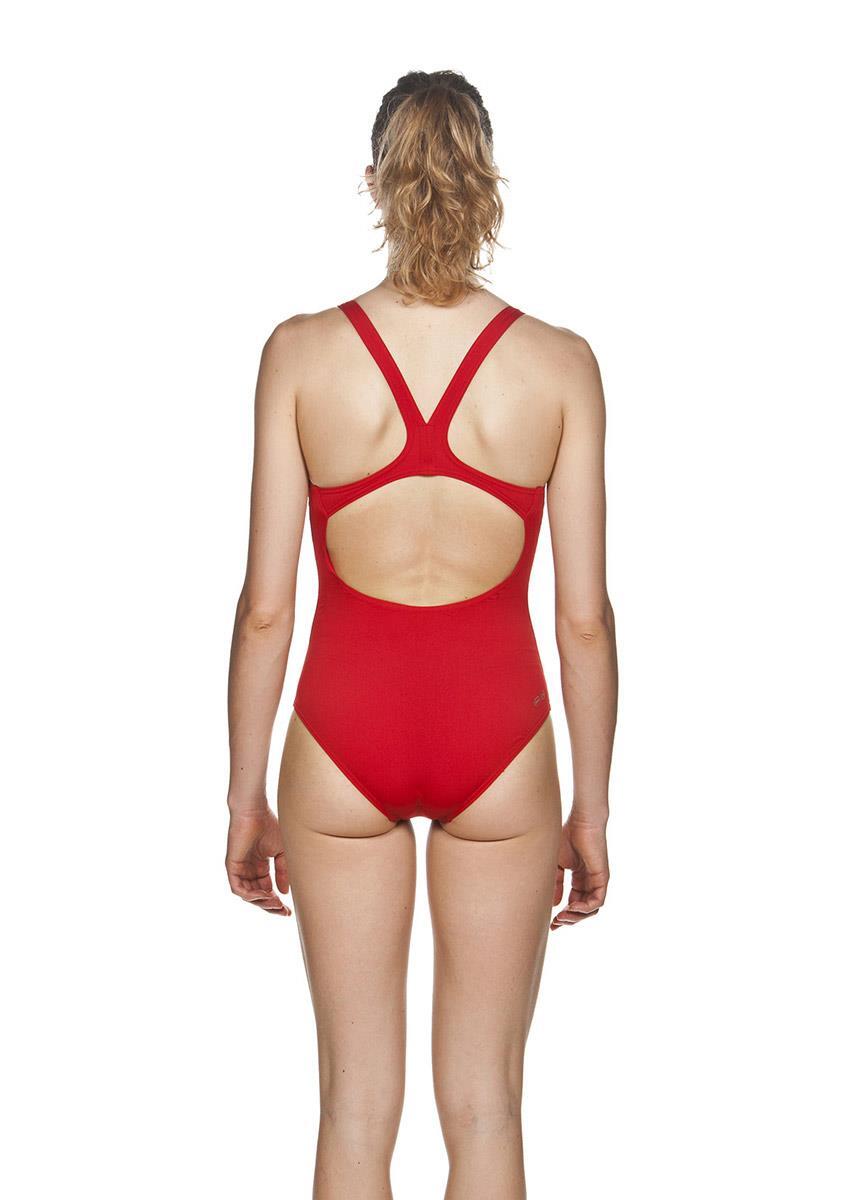 arena Women Sports Swimsuit Solid Swim Pro, Red-White 4/4