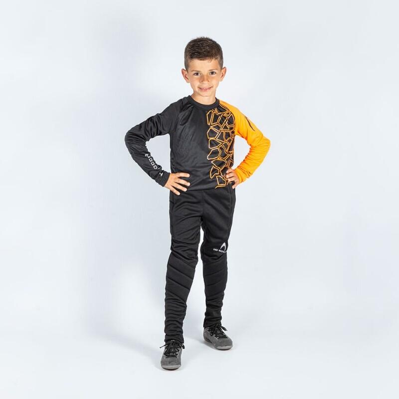 Malla Pantalon de Portero Corto Acolchado Ho Soccer RAVEN Niño Negro