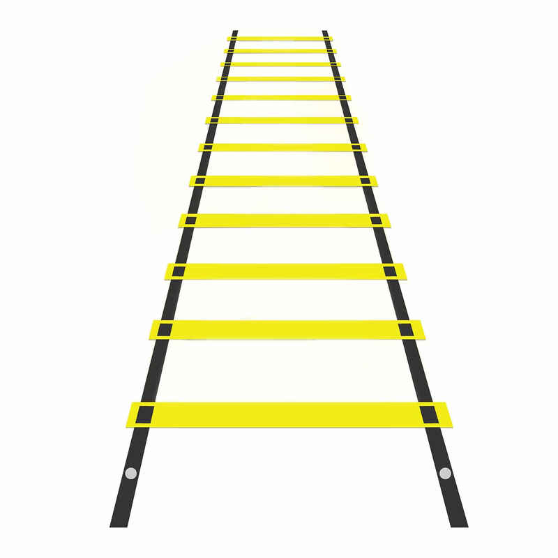 Rhythmusleiter 12 Sprossen - 6 m x 48,5 cm - Schwarz und Gelb