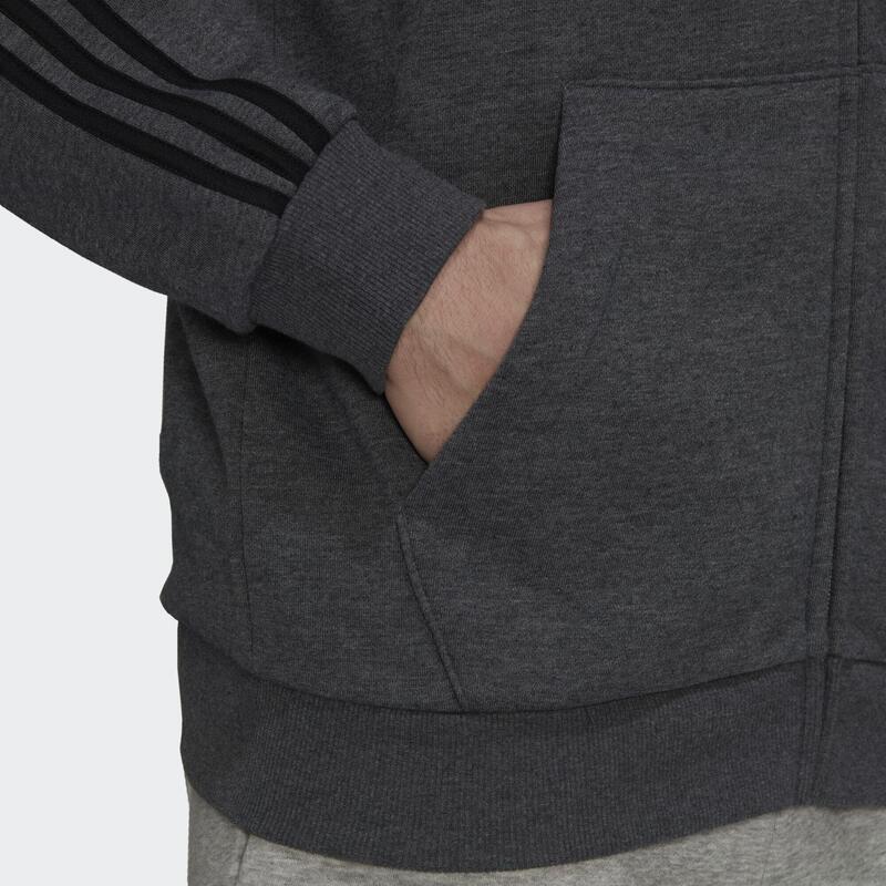 Veste à capuche Essentials Fleece 3-Stripes Full-Zip