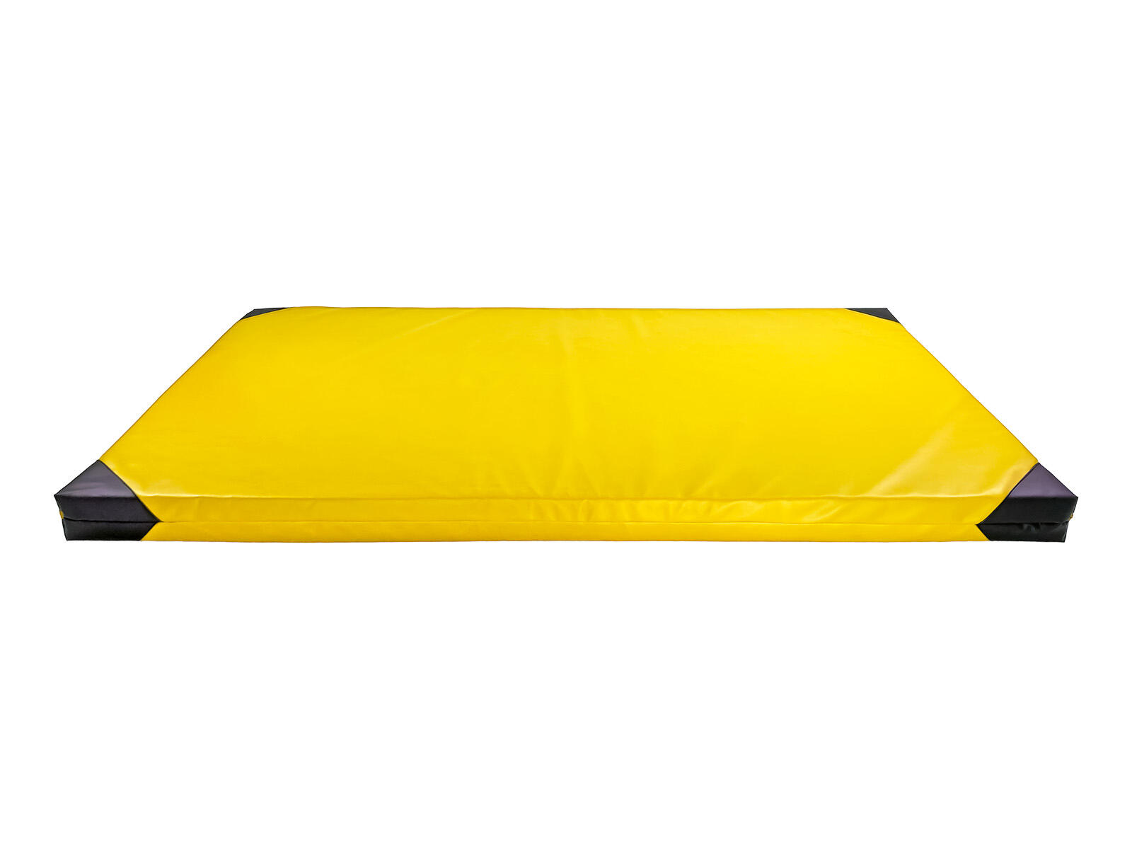 Materac gimnastyczny UNDERFIT 200 x 120 x 10 cm miękki żółty 2/8