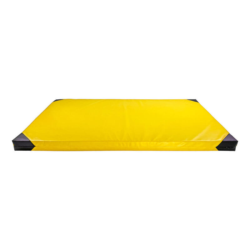Materac gimnastyczny UNDERFIT 200 x 120 x 10 cm miękki żółty
