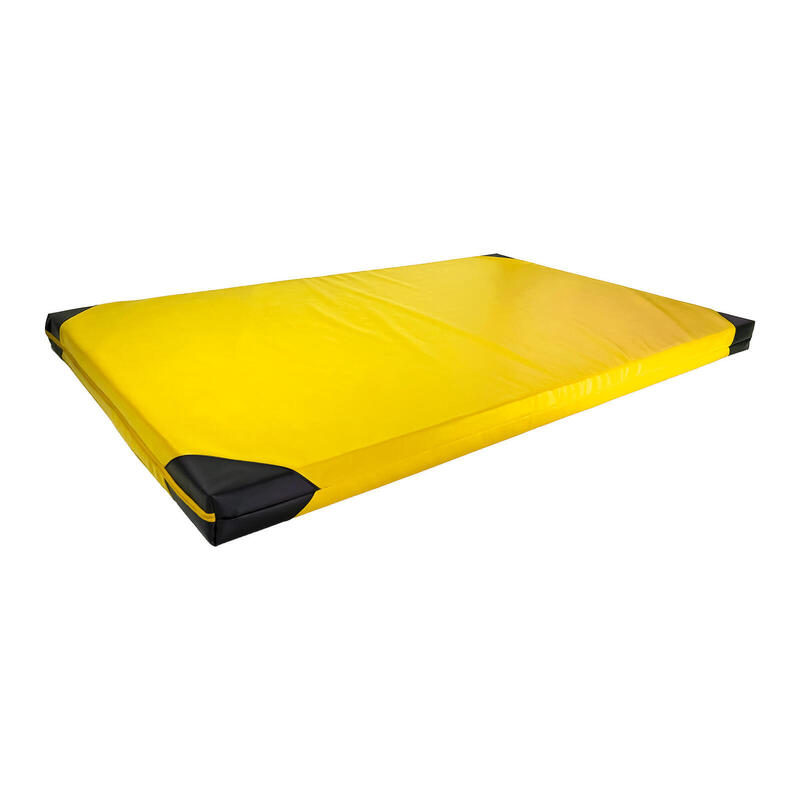Materac gimnastyczny UNDERFIT 200 x 120 x 5 cm twardy żółty