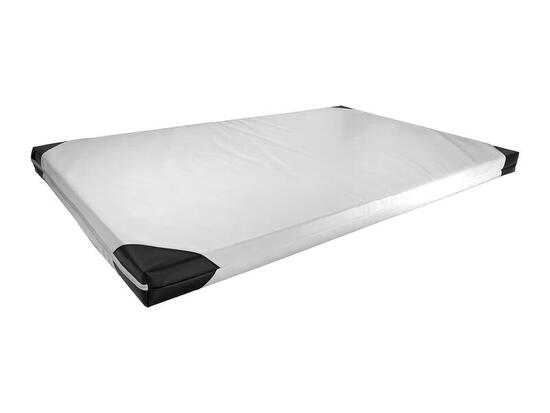 Materac gimnastyczny UNDERFIT 200 x 120 x 10 cm miękki biały