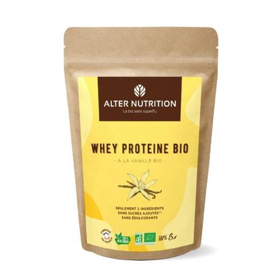 Protéine whey bio vanille - 500g