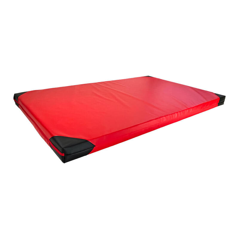 Materac gimnastyczny UNDERFIT 200 x 120 x 5 cm twardy czerwony