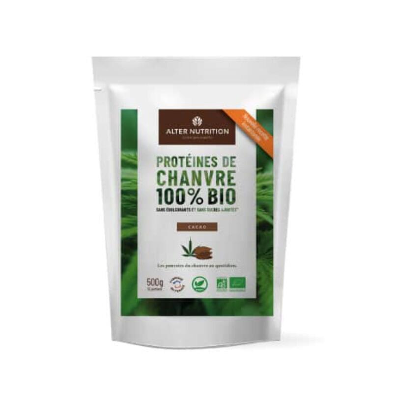 Protéines de chanvre bio cacao - 1kg