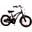 VOLARE BICYCLES Kinderfahrrad Miracle Cruiser  14 Zoll, schwarz