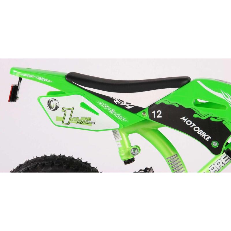 VOLARE BICYCLES Moto per bambini 12 pollici, verde