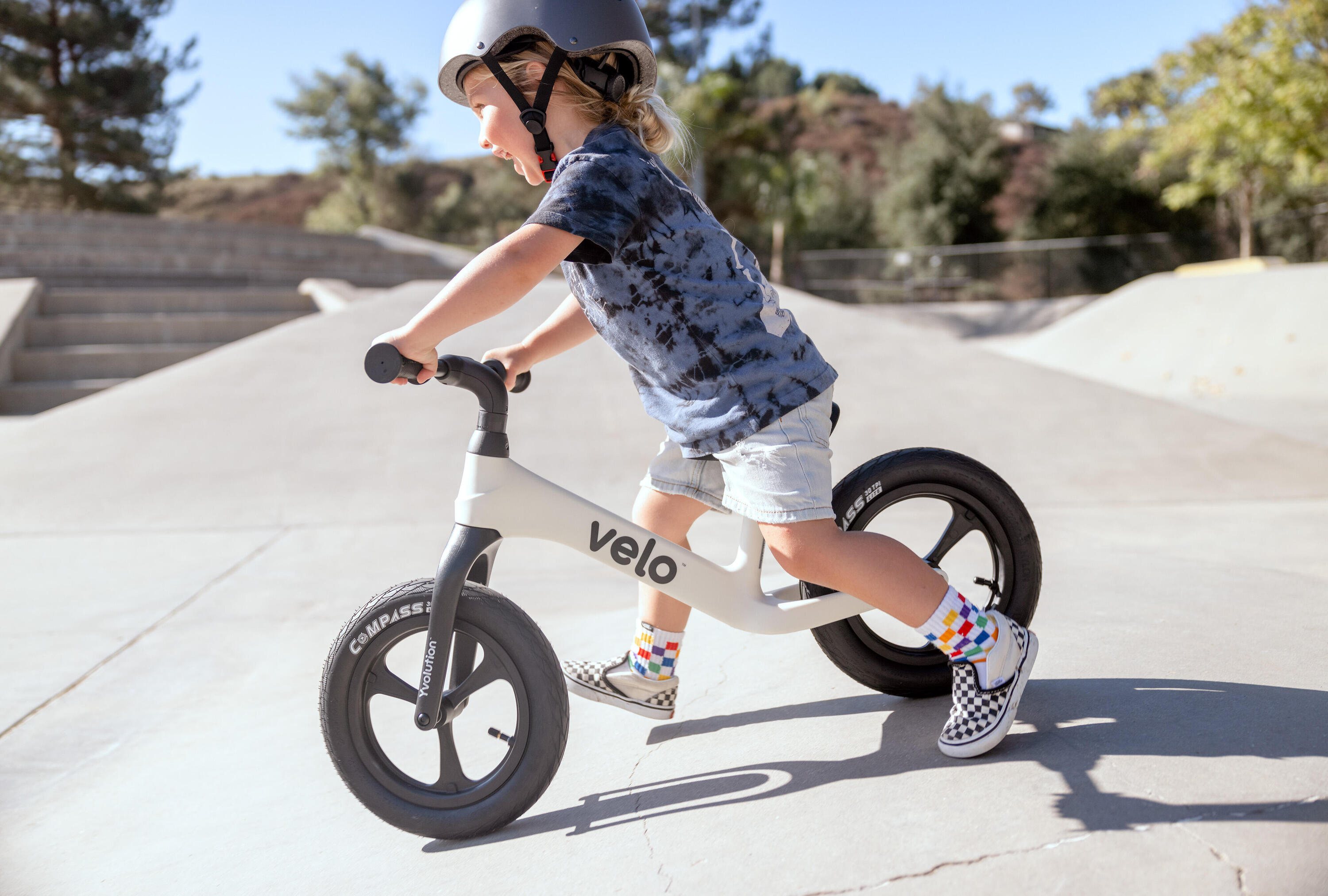 Velo l'équilibre Draisienne tout terrain - Yvelo pro blanc, Yvolution 6/8