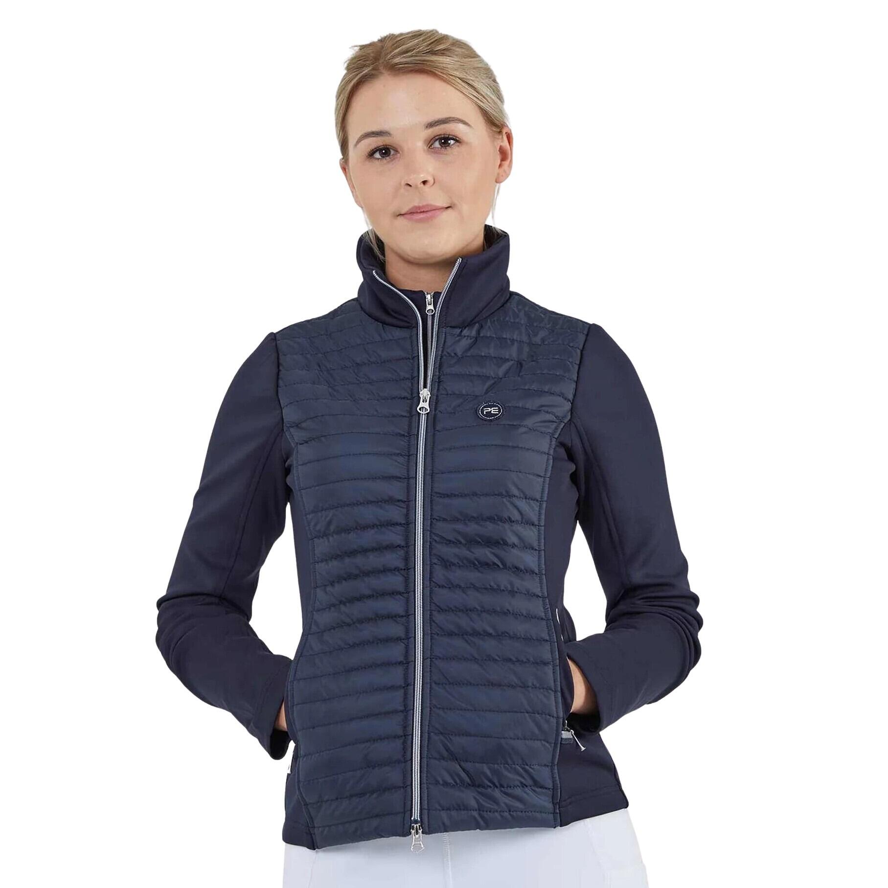 Veste D'équitation Femme Harry's Horse Turanga - Manches Longues, Col Officier, Fermeture éclair