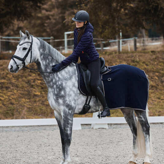 Coprisella per cavallo con copertura in pile Horze Kiel