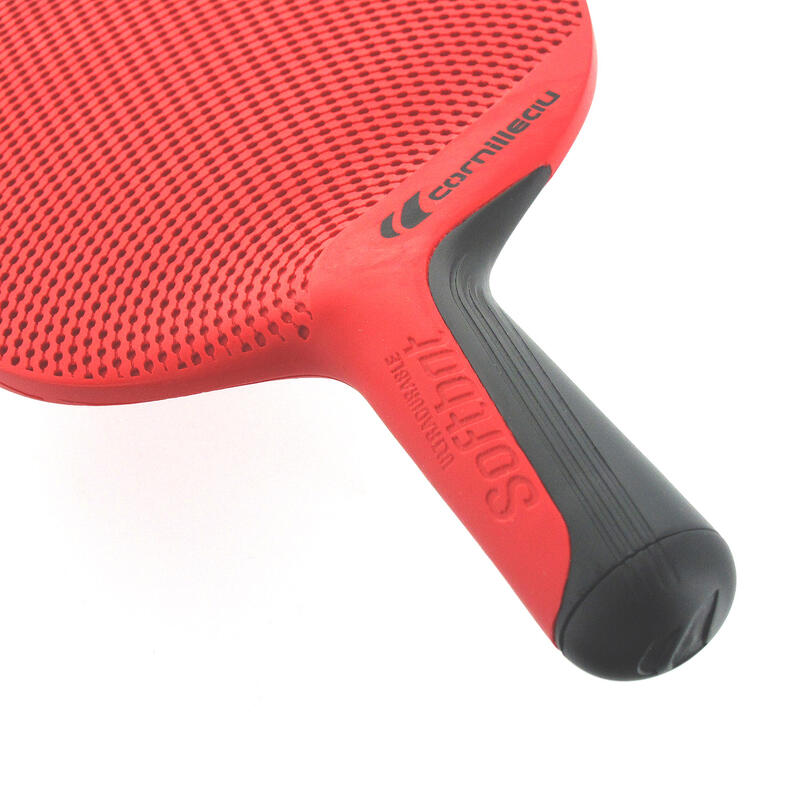 Raquette tennis de table - Softbat rouge adulte