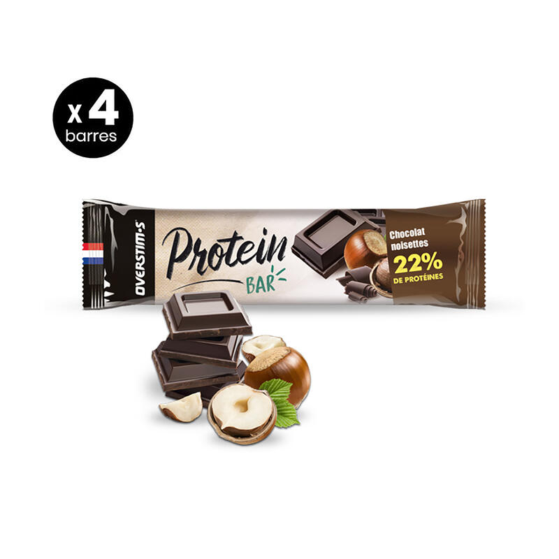 HYPERPROTEÏNEREEP Chokolade - Hazelnoot - 4 x 40g