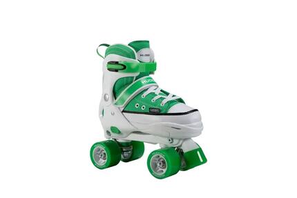 Patins à roulettes Hudora verts pour enfants, taille 36-39