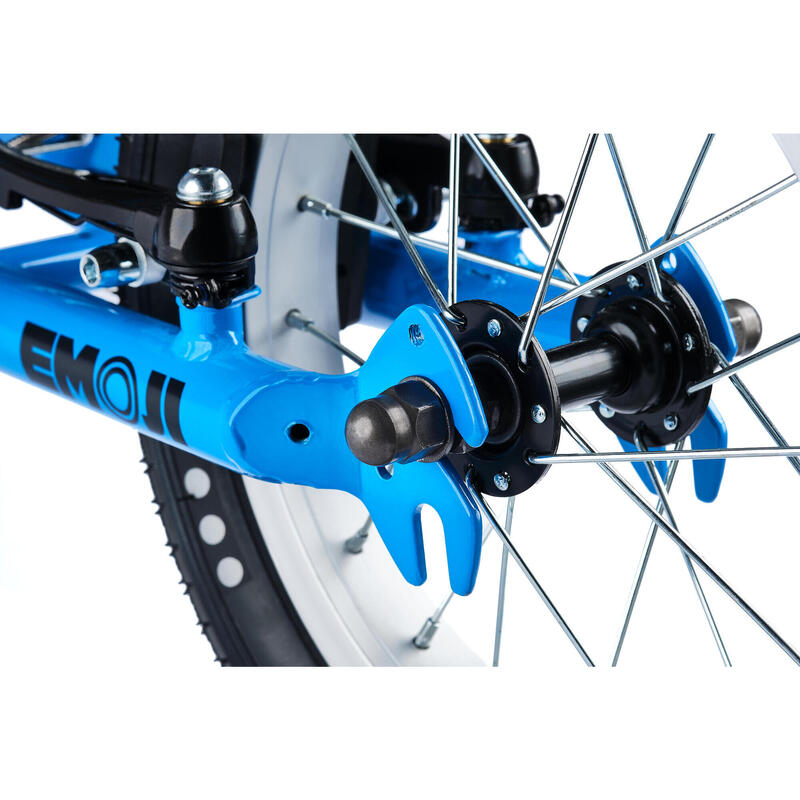 Trottinette avec pneus gonflables  Wzoom Emoji  Bleu