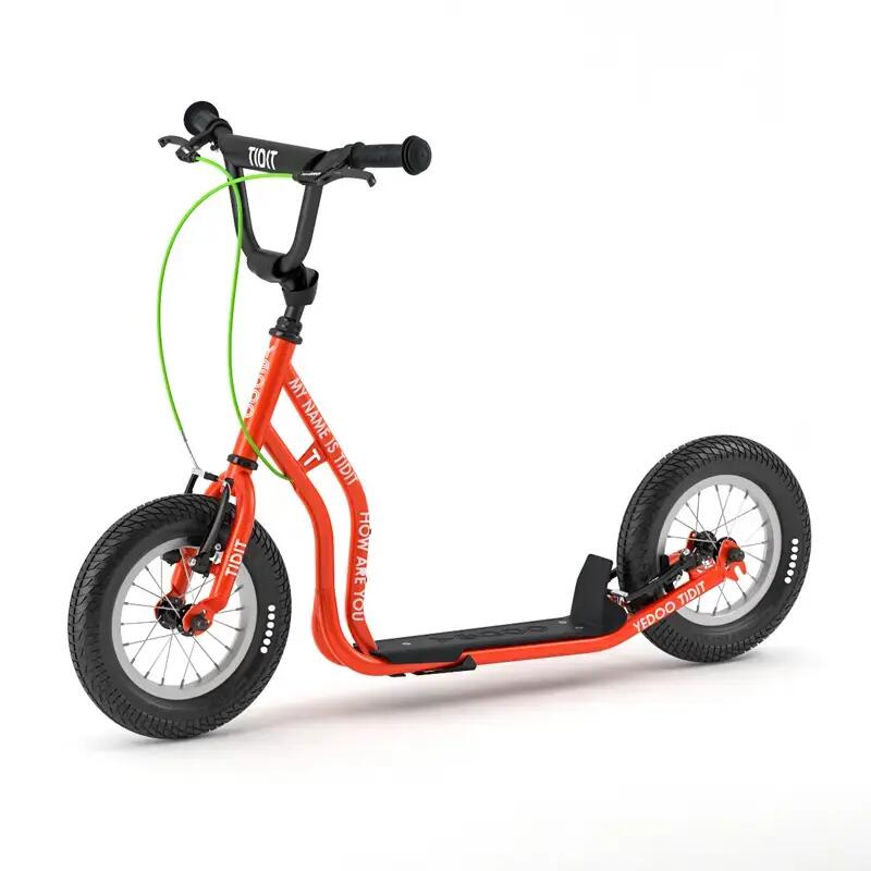Yedoo Tidit Scooter red steel 12" pneumatic tyres