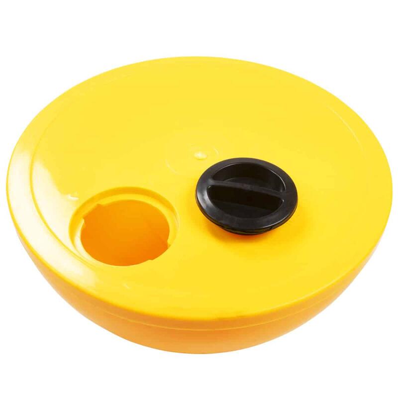 Gewichteter Sockel für Markierungssteine Ø 25mm | Gelb