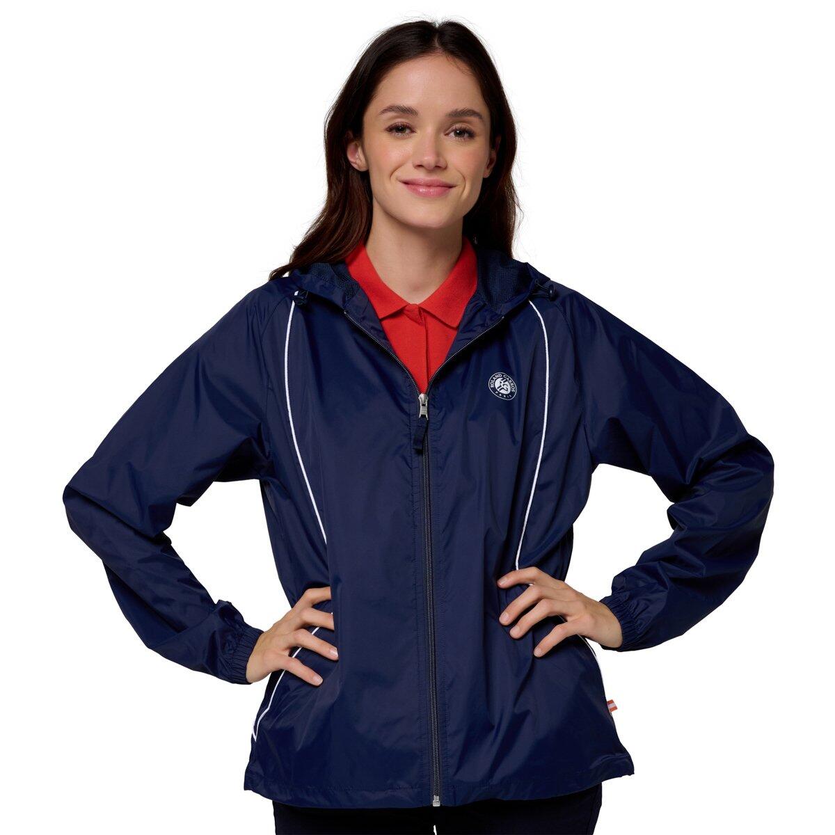 Coupe-vent pliable femme Roland-Garros - Marine 5/5