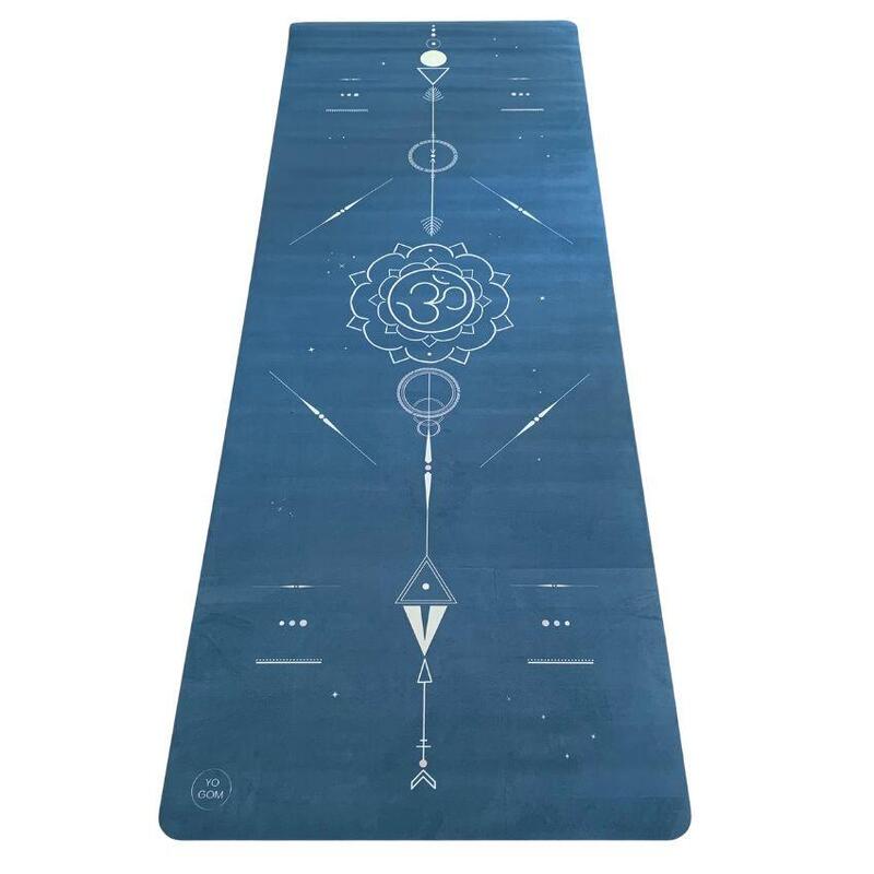 Tapis de yoga Performance Om Bleu