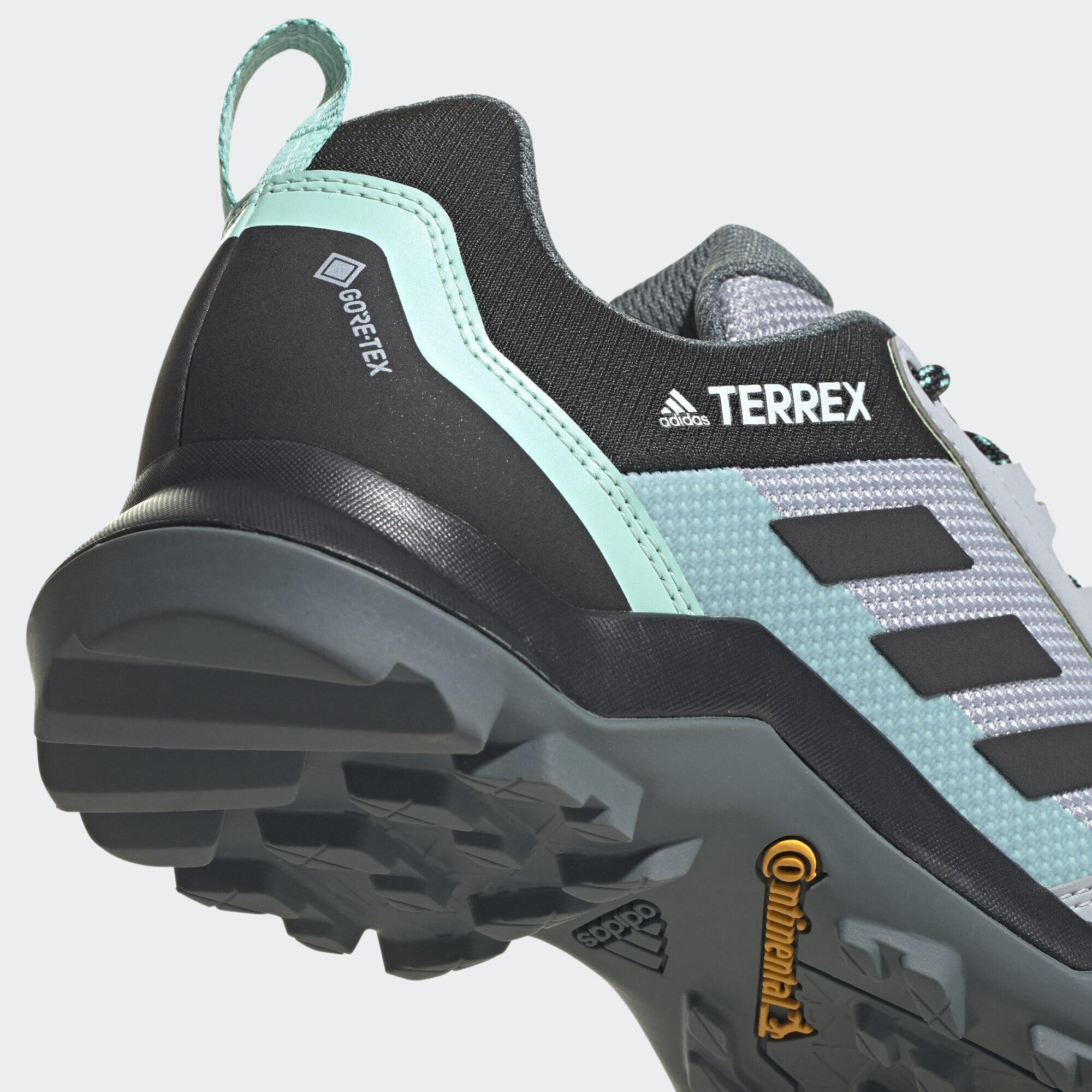 Sapatos desportivos adidas Terrex Ax3 Gore-Tex cinza-turquesa mulher 6/7