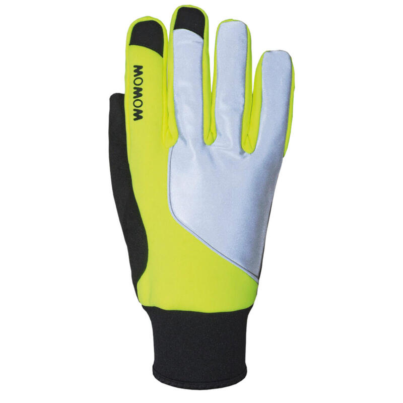 gants de cyclisme Early Fog polaire/néoprène jaune taille S