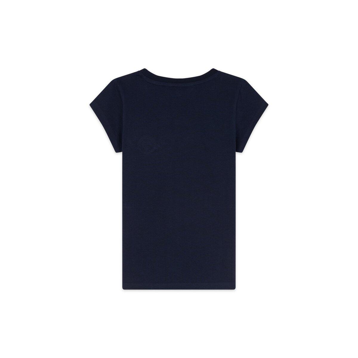 T-shirt Balle Jaune Fille Roland Garros - Marine 2/2