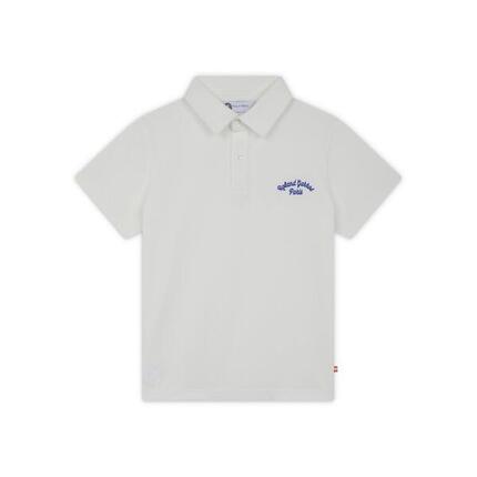 Polo Stripes Garçon - Ecru