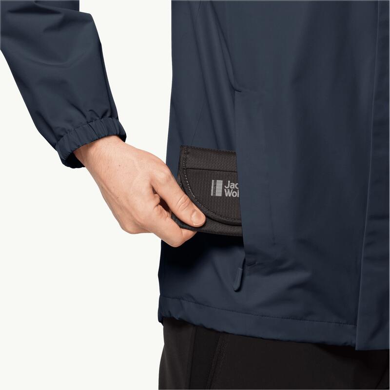 Jachetă de ploaie pentru bărbați Jack Wolfskin Stormy Point 2L